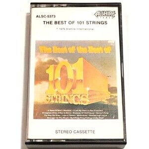 101 Strings – The Best of Cassette Tape Vintage Easy Listening Orchestra Tested
